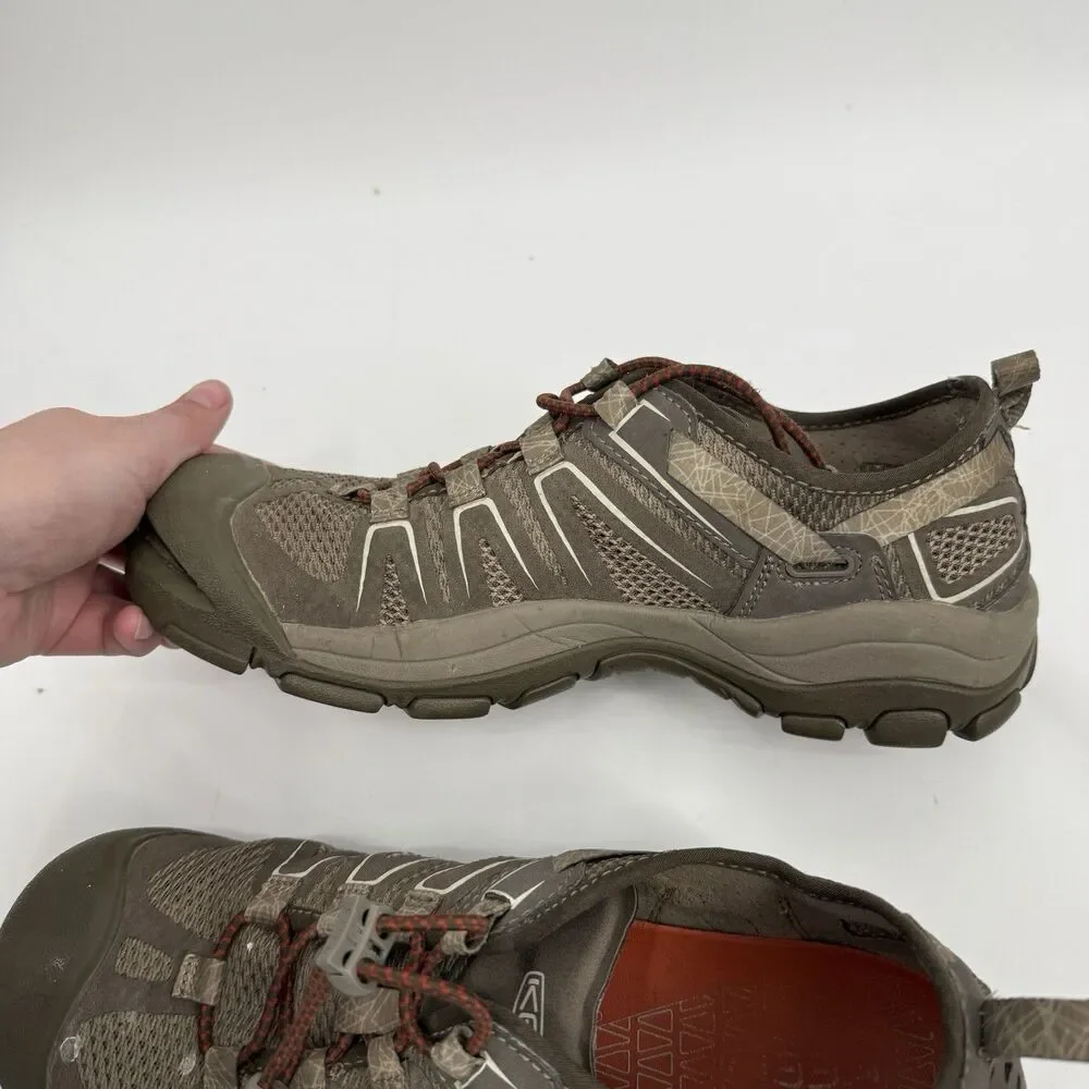 KEEN Shoes Mens 9 Brown McKenzie II Bungee Water Sandals Trail Hiking Sandals